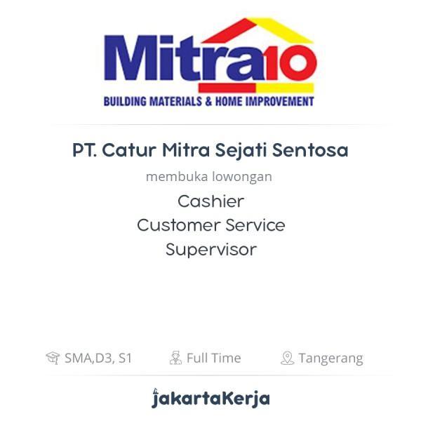 Gaji Mitra10 : Lowongan Kerja Cashier di Mitra10 - JakartaKerja : Beli aneka produk mitra10 original terlengkap harga resmi.
