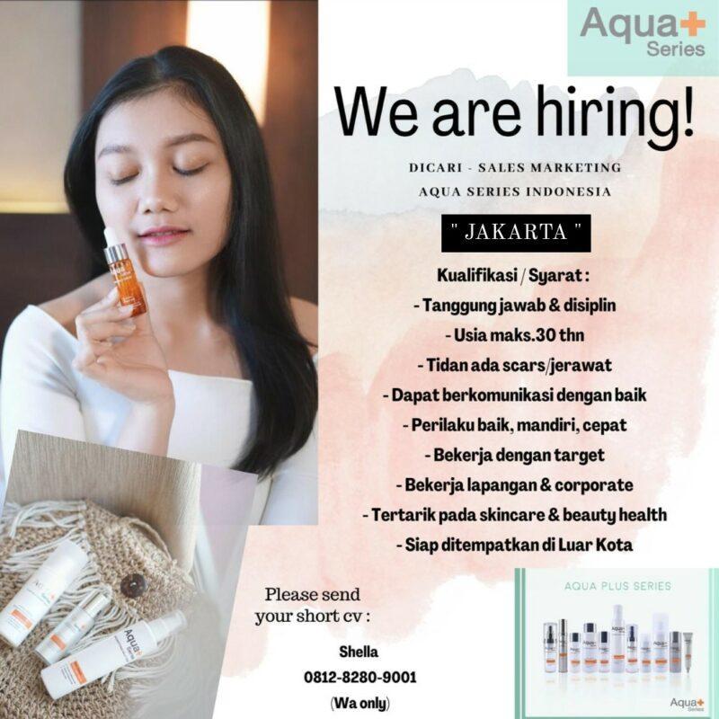 Lowongan Kerja Sales Marketing di Aqua+ Series - JakartaKerja