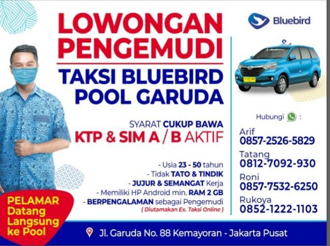 Lowongan Kerja Pengemudi di Bluebird - JakartaKerja