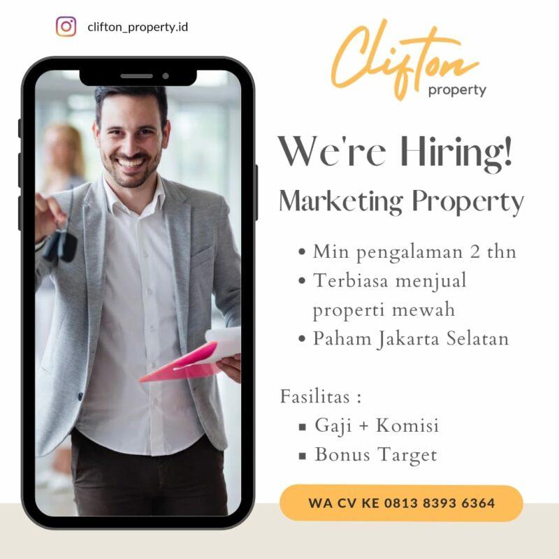 Lowongan Kerja Marketing Property di Clifton Property JakartaKerja