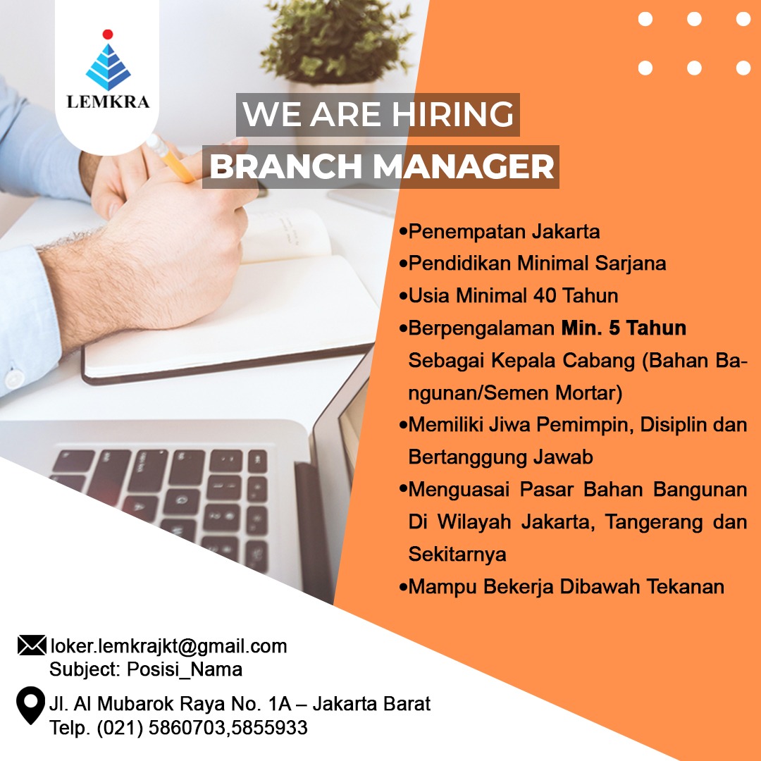 Lowongan Kerja PT. Guna Bangun Jaya