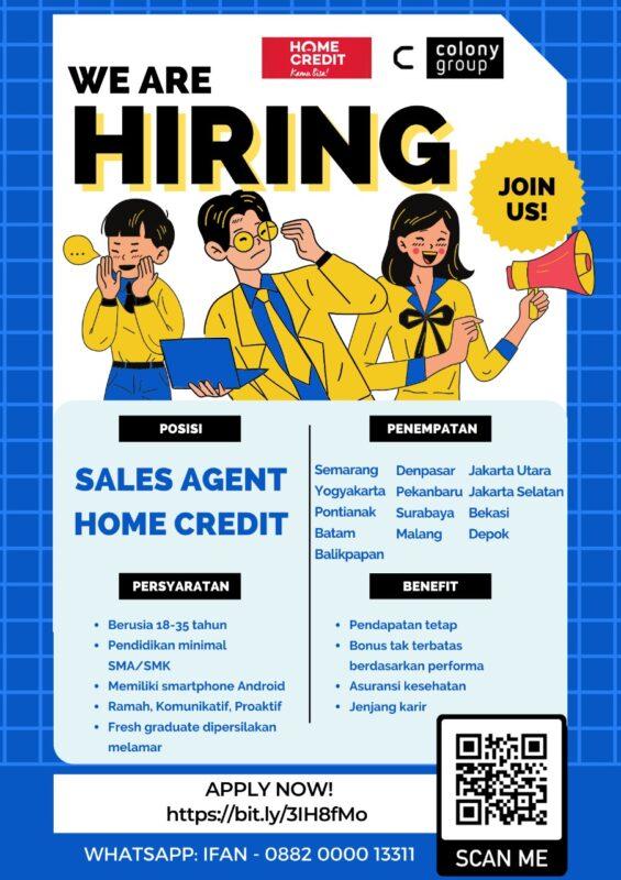 Lowongan Kerja Sales Agent Home Credit Indonesia di PT. Global Green ...