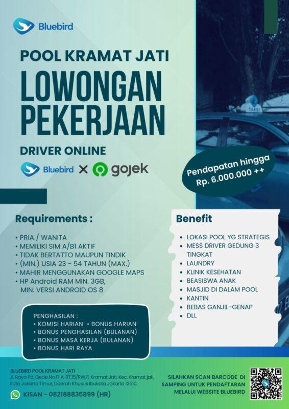 Mess Driver Lowongan Kerja Driver Online di Bluebird Pool Kramat Jati - JakartaKerja