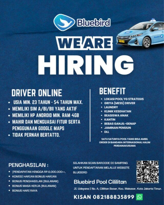 Mess Driver Lowongan Kerja Driver Online di Bluebird Group Pool Cililitan ...