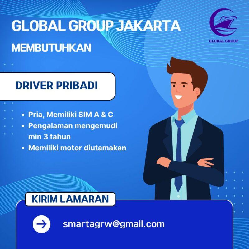 Lowongan Kerja Driver Pribadi di Global Group - JakartaKerja