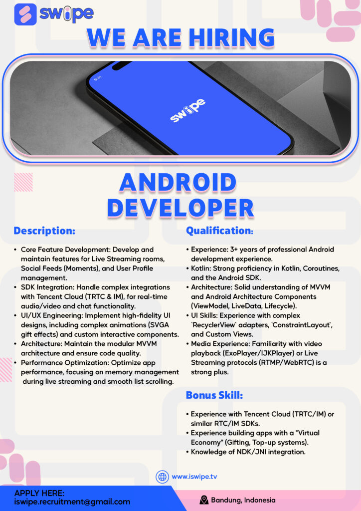 Lowongan Kerja Android Developer - iOS Developer - DevOps Engineer ...