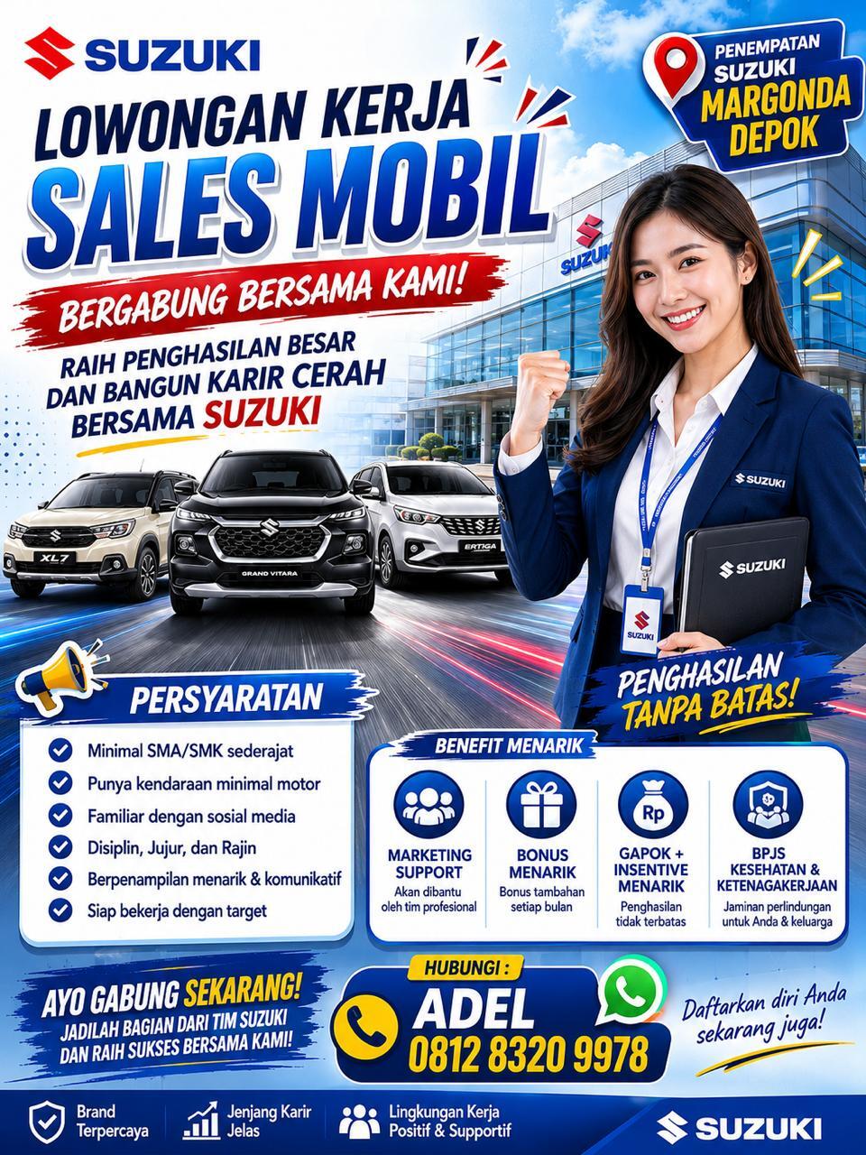Lowongan Kerja Sales Mobil Suzuki di PT. Buana Indomobil Trada ...